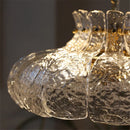 Axyaa Glass French Pendant Chandelier for Dining Room, Bedroom, and Bar