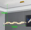 Axyaa Modern Dining Room Pendant Chandelier LED Ceiling Light for Living Room