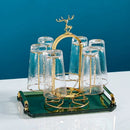 Axyaa Plastic Storage Racks for Drain Cups, Upside-down Plates, Teacups, and Cake Plate Tray
