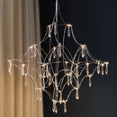 Axyaa Crystal Starry Sky Chandelier for Elegant Living Spaces