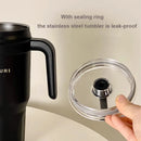 Axyaa Stainless Steel Insulated Tumbler with Handle and Straw - 1100ml