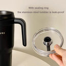 Axyaa Stainless Steel Insulated Tumbler with Handle and Straw, 1100ml Capacity