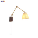 Axyaa Wood LED Wall Sconce Modern Rotatable 2 Arms Stair Light