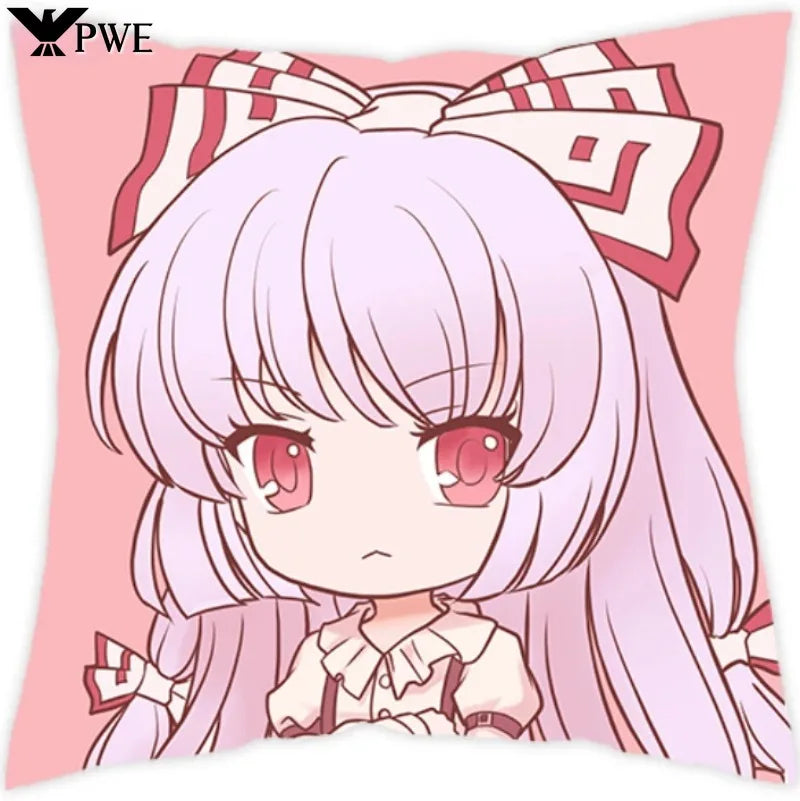 Axyaa TouHou Project Mokou Anime Cute Square Cushion 45*45cm
