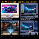 Axyaa 26000 Lumens 8K 3D Android 4K Projector Full HD 1080P Home Theater Auto Focus