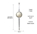 Axyaa White Acrylic Ball LED Floor Lamp for Living Room and Hotel