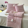 Axyaa Velvet Butterfly Dream Pillow Quilt Blanket