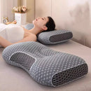 Axyaa Black Grey Sleeping Pillow for Face & Neck Health Care, 45x70cm
