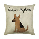 Axyaa Linen Pillowcase: Cartoon Digital Print Pattern for Office, Car, Home Sofa