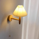 Axyaa Pleated Umbrella LED Wall Lamp, Modern Nordic Design for Living Room, Staircase, Bathroom