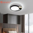 Axyaa Modern Black LED Ceiling Lights Chandelier for Living Room Bedroom Home Décor