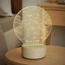 Axyaa Star Map Night Light Custom Name/Date USB Lamp - Anniversary Wedding Birthday Gift