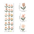 Axyaa Tulip Wall Stickers Vinyl Decal Girl's Bedroom Living Room Flower Art