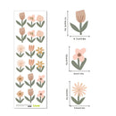 Axyaa Tulip Wall Stickers Vinyl Decal Girl's Bedroom Living Room Flower Art
