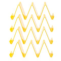 Axyaa Taco Rack Holder Set - Colorful Mexican Food Stand for 4, Pancake & Burrito Stand