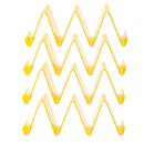 Axyaa Taco Rack Holder Set - Colorful Mexican Food Stand for 4, Pancake & Burrito Stand