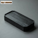 Axyaa Zen Tea Tray Handmade Wood Teapot Holder for Tea Brewing Craft