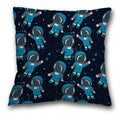 Axyaa Teal Blue Astronaut Pillowcase - Sea World Theme Sofa Cover