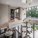 Axyaa Salon Chandelier Pendant Light Ceiling Lamp Fancy Dining Room Indoor Lighting