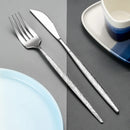 Axyaa Stainless Steel Dining Set - 6pcs Western Tableware Kitchen Gadget Gift Set