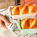 Axyaa Silicone Bread Loaf Pan Set - Nonstick Homemade Cake Mold & Toast Mould