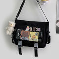 Kawaii Itabag for Dolls by Axyaa: Large Nylon School Tote & Crossbody Bag