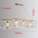 Axyaa Crystal Chandelier Pendant Light for Living & Dining Room Luxe Décor