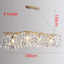 Axyaa Crystal Chandelier Pendant Light for Living and Dining Room