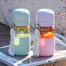 Axyaa Portable Glass Water Cup - Leak-proof & Heat-resisting Drinking Bottle