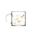 Axyaa Heart Glass Cup with Handle, Heat-resistant Milk Coffee Tea Mug
