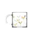 Axyaa Heart Glass Cup with Handle, Heat-resistant Milk Coffee Tea Mug