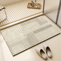 Axyaa Diatomaceous Earth Bathroom Mat: Absorbent, Non-Slip, 40x60cm/60x90cm