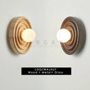 Axyaa Nordic Wood Wall Lamps G9 Sconce Lights Fixtures