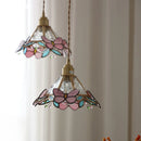 Axyaa Butterfly Glass Copper LED Pendant Lamp for Home Indoor Decor