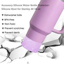 Axyaa Cup Set: Straw Topper, Boot, Stoppers, Handle Charms, Sticker for 30oz 40oz Tumbler