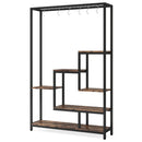 Axyaa 5-Tier Metal Plant Stand with 10 Hanging Hooks | 70.9" Tall Plant Shelf