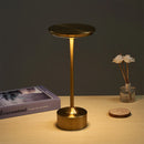 Axya Portable LED Desk Lamp Brass Night Light Industrial Style