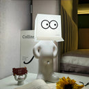 Axyaa Pleated LED USB Table Lamp - Creative Design for Bedroom Reading Lighting