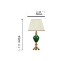 Axyaa Ceramic Table Lamp: Elegant LED Desk Light for Contemporary Home & Hotel Decor