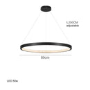 Axyaa Circular Pendant Light: Italian Living Room, Nordic Restaurant Style