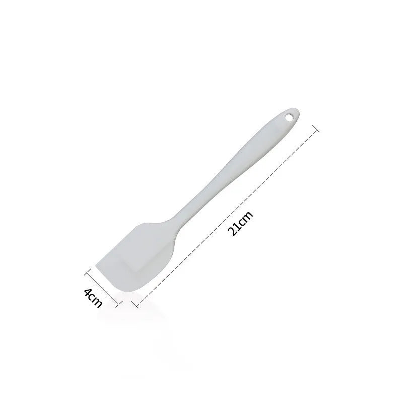 Axyaa Silicone Cream Scraper & Spatula Cutter - Kitchen Baking Pastry Tool