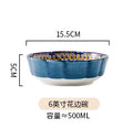 Axyaa Bohemian Retro Ceramic Tableware Set for Serving and Dining
