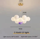 Axyaa Nordic LED Pendant Chandelier for Children's Room & Bedroom