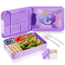 Axyaa Pink Bento Lunch Box for Girls with 6 Compartments - BPA-Free & Microwave-Safe