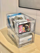 Axyaa Acrylic Cosmetic Storage Box with Drawers | Makeup & Jewelry Organizer