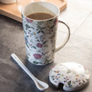 Axyaa 500ML Fine Bone  Thermo Cup, White Porcelain Espresso & Moscow Mule Mugs