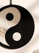 Yin Yang Mirror Wall Decor Axyaa Tai Chi Bagua Wooden Wall Hanging