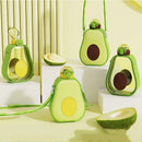 Axyaa Avocado Straw Water Bottle - Cute Creative Design for Kids Outdoor Sports