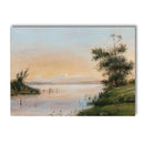French Country Landscape Vintage Oil Painting Wall Art Poster by Axyaa