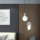 Axyaa Gold LED Circle Chandelier Pendant Lights for Home Decor & Indoor Lighting